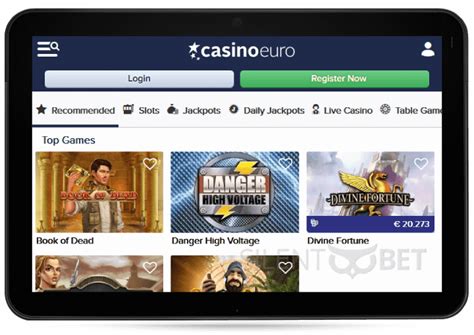 The CasinoEuro App.